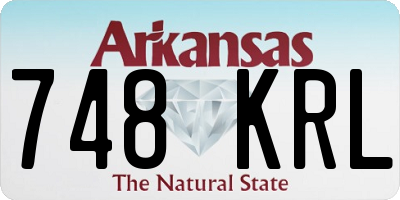 AR license plate 748KRL