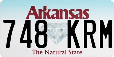 AR license plate 748KRM