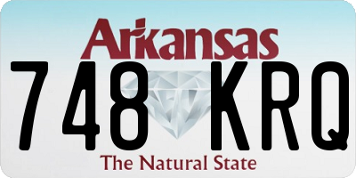 AR license plate 748KRQ