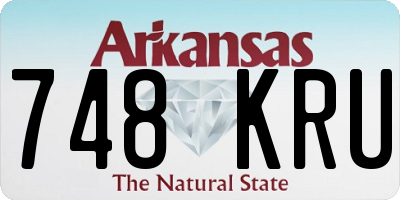 AR license plate 748KRU