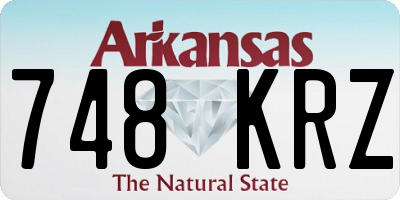 AR license plate 748KRZ