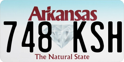 AR license plate 748KSH