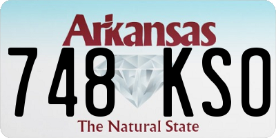 AR license plate 748KSO