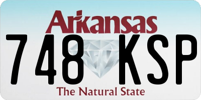 AR license plate 748KSP