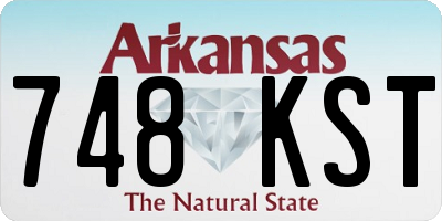AR license plate 748KST