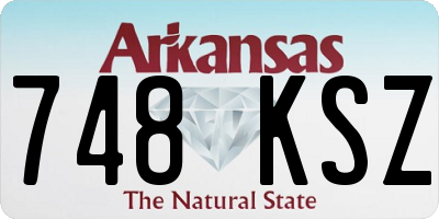 AR license plate 748KSZ