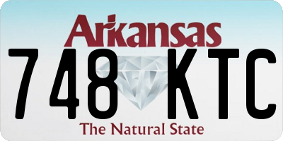 AR license plate 748KTC