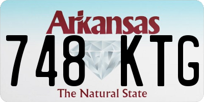 AR license plate 748KTG