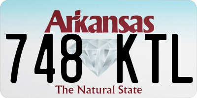 AR license plate 748KTL