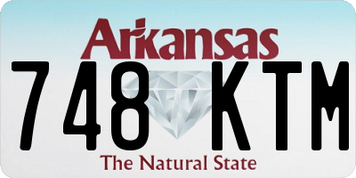 AR license plate 748KTM