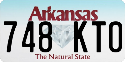 AR license plate 748KTO