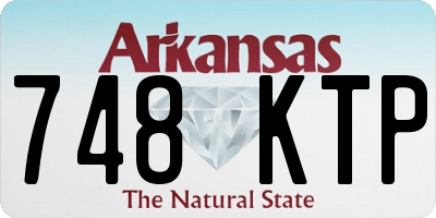 AR license plate 748KTP