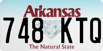 AR license plate 748KTQ