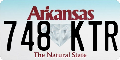 AR license plate 748KTR