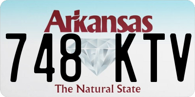 AR license plate 748KTV