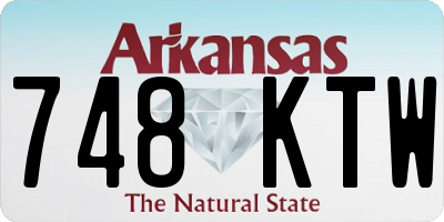 AR license plate 748KTW