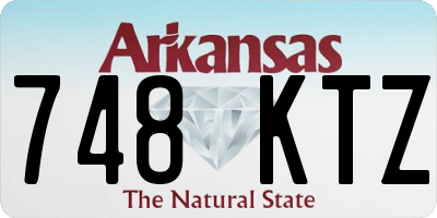 AR license plate 748KTZ