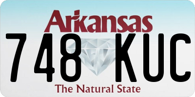 AR license plate 748KUC