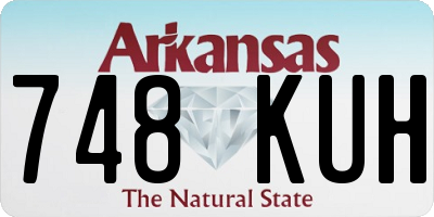 AR license plate 748KUH