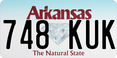 AR license plate 748KUK