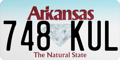 AR license plate 748KUL
