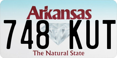 AR license plate 748KUT