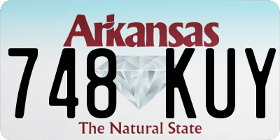 AR license plate 748KUY