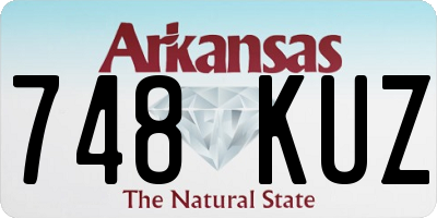 AR license plate 748KUZ