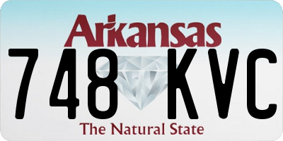 AR license plate 748KVC