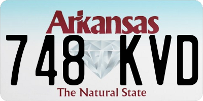 AR license plate 748KVD