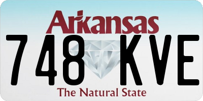 AR license plate 748KVE