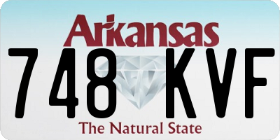 AR license plate 748KVF