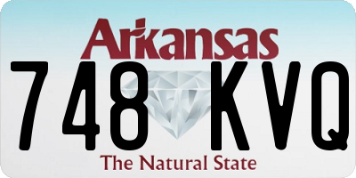 AR license plate 748KVQ
