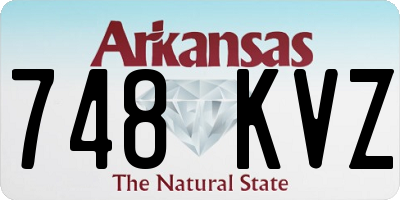 AR license plate 748KVZ