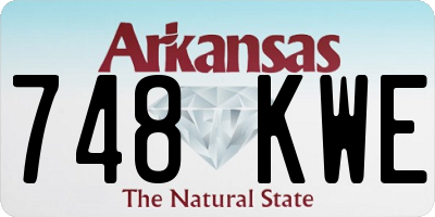 AR license plate 748KWE