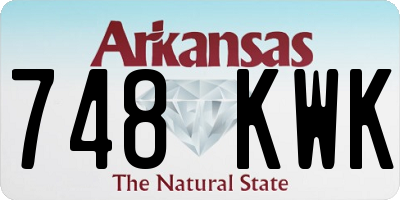 AR license plate 748KWK