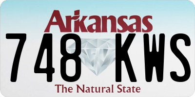 AR license plate 748KWS