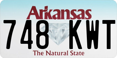 AR license plate 748KWT