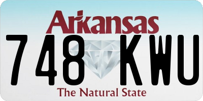 AR license plate 748KWU