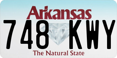 AR license plate 748KWY