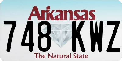 AR license plate 748KWZ