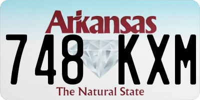 AR license plate 748KXM