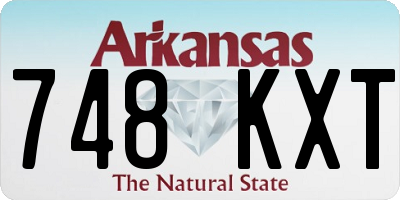 AR license plate 748KXT