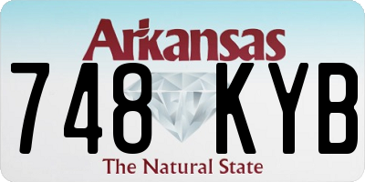 AR license plate 748KYB