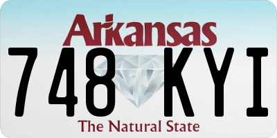 AR license plate 748KYI