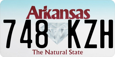 AR license plate 748KZH