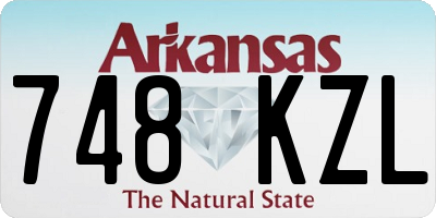 AR license plate 748KZL
