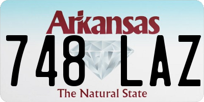 AR license plate 748LAZ