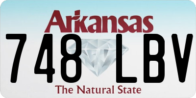 AR license plate 748LBV