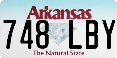 AR license plate 748LBY